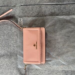 Michael Kors Pink Leather Clutch